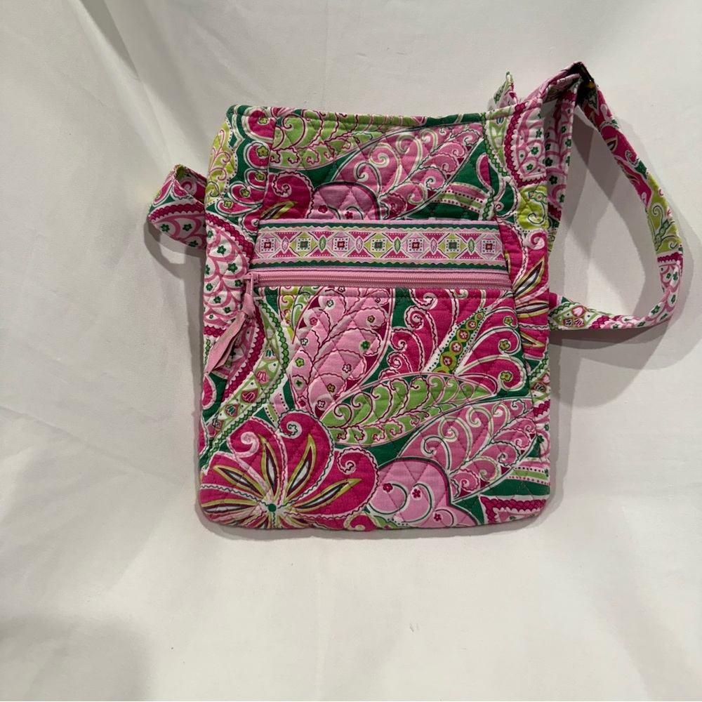 Vera Bradley Crossbody Hipster Bag in Retired Pinwheel Pink Pattern